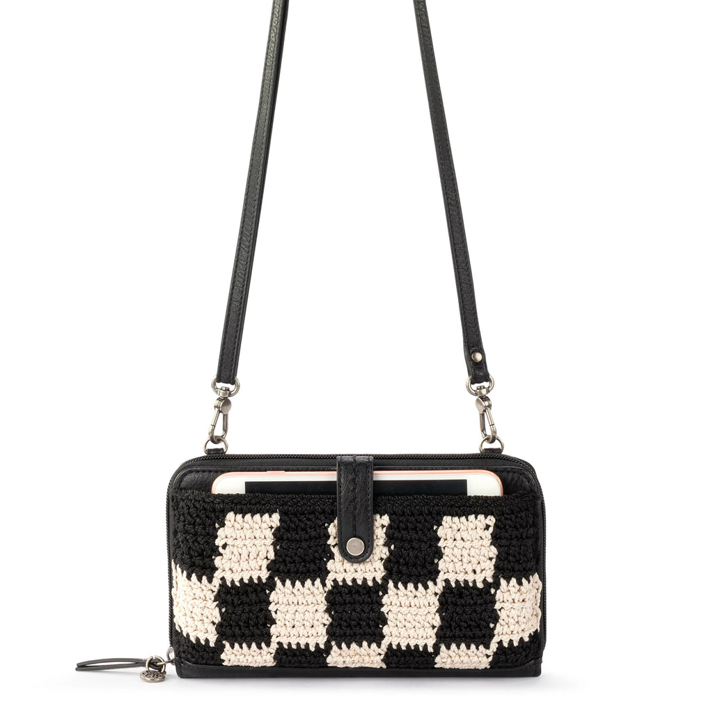Hand-crochet Recycled Polypropylene Yarn Crossbody T854453