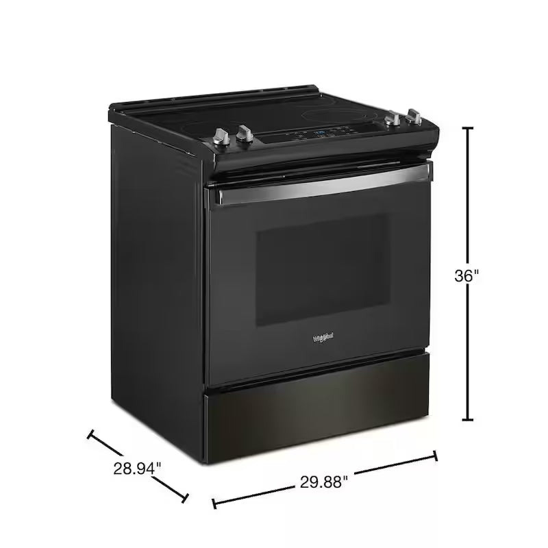 4.8 cu. ft. Electric Range in Black Stainless H928488