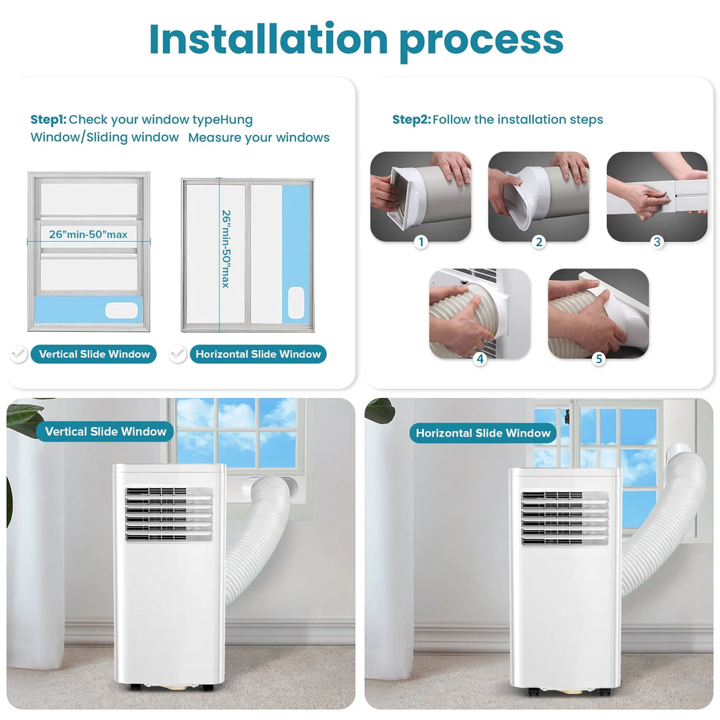 Portable Air Conditioner with Window Kit 5000BTU Z96792