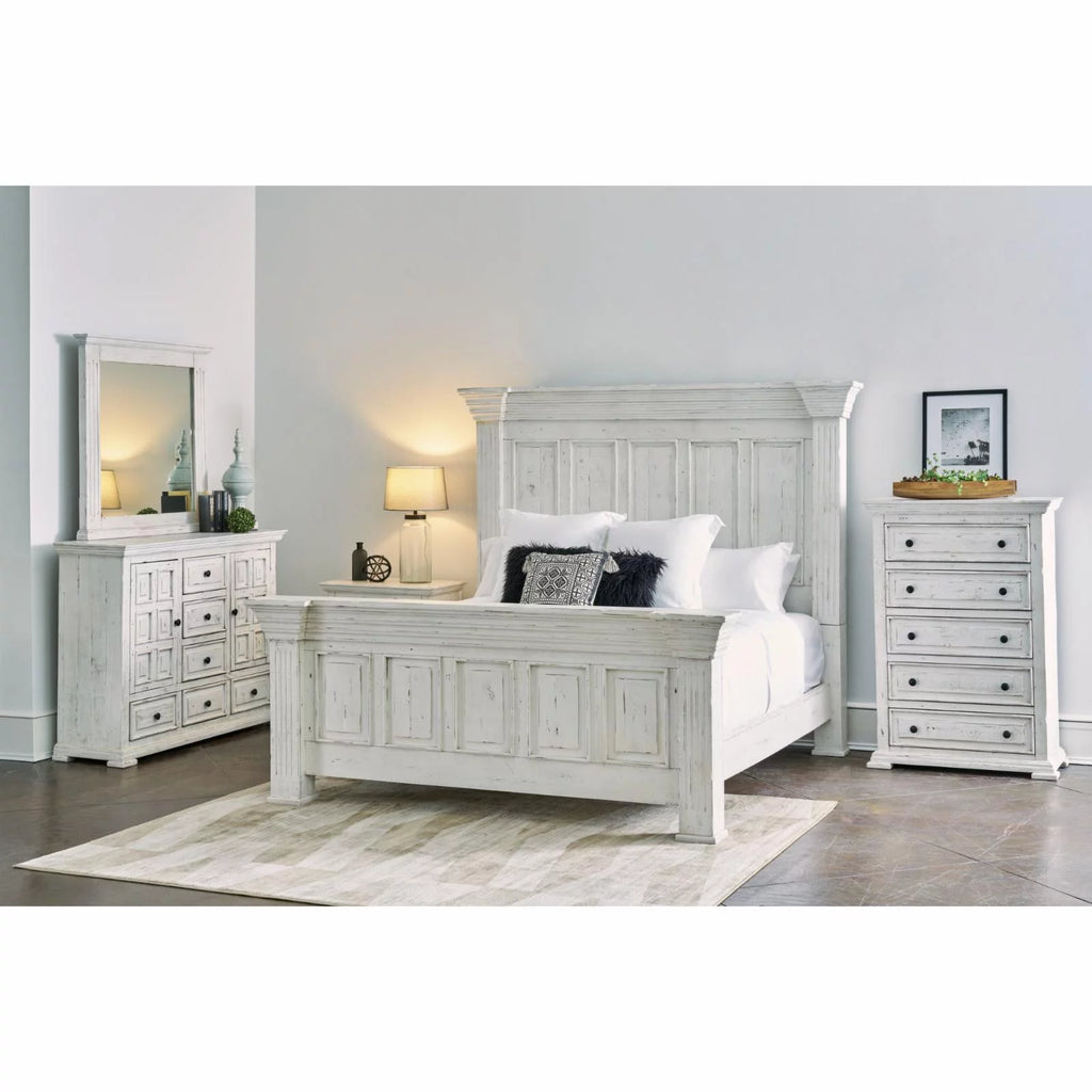 77"W Wood Queen Bed A209