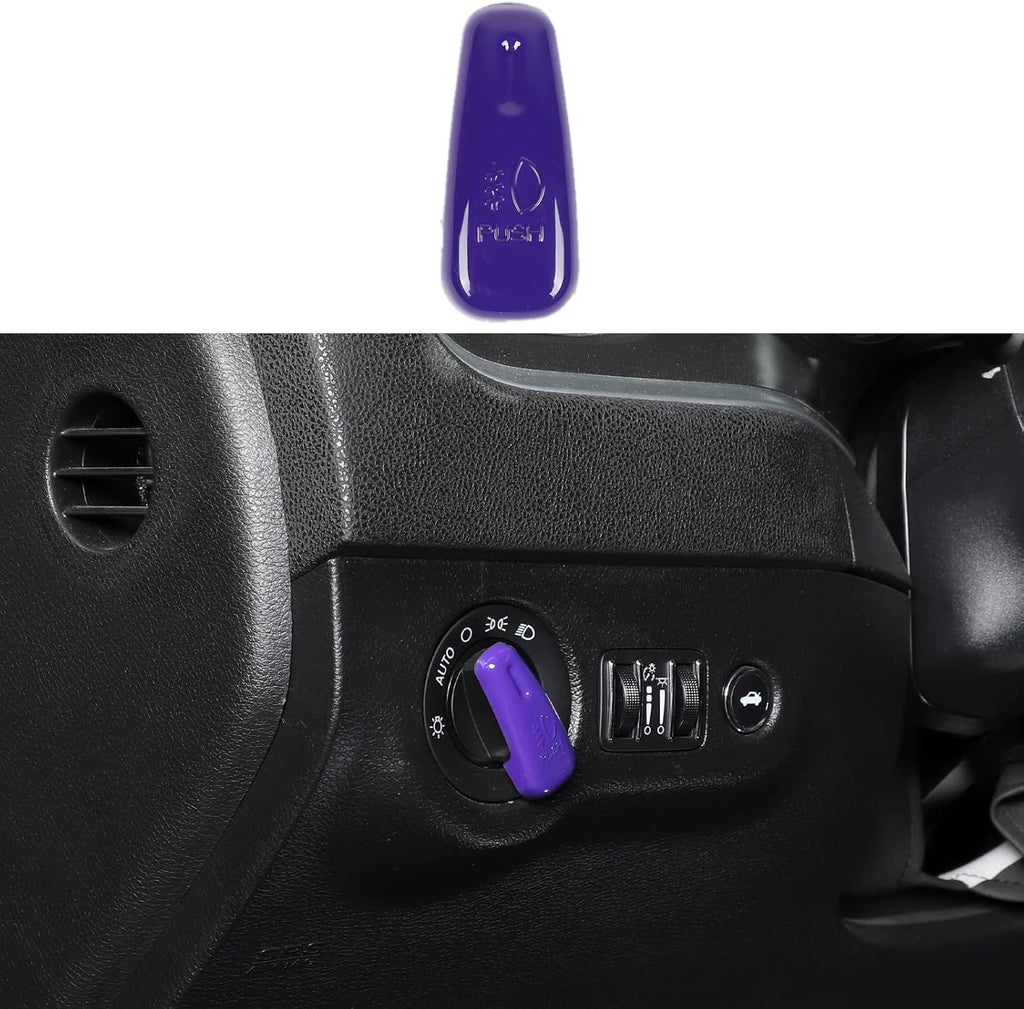 Headlight Control Switch Knob Cover Trim (Red) N88679