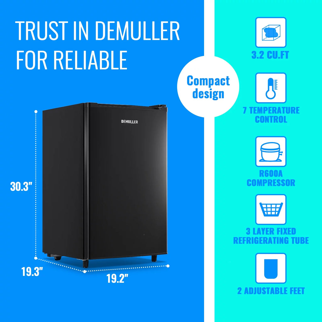 Black Upright Freezer R58802