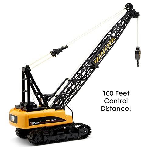 15 Channel Remote Control Crane 1 14 Scale RC Construction Toy K885306
