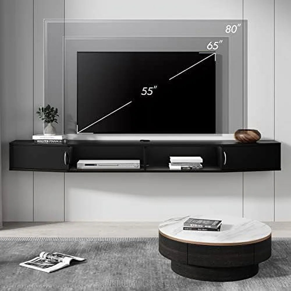 70'' Floating TV Stand with Cabinet M761