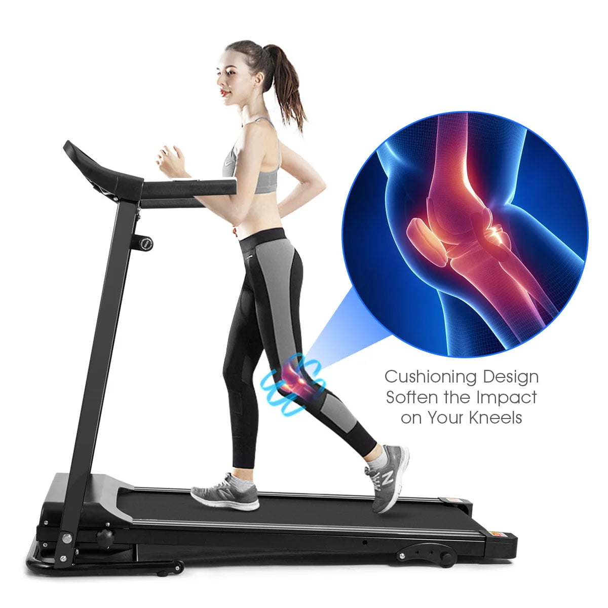 1.0HP Folding Electric Treadmill I874303