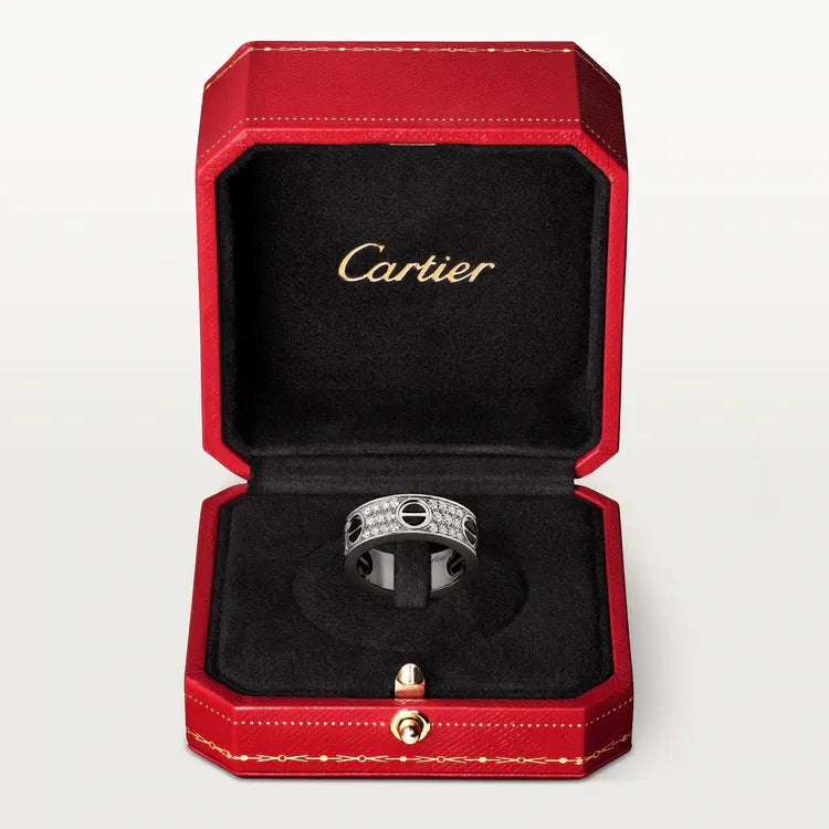 Ceramic Diamond-Paved Ring A32344