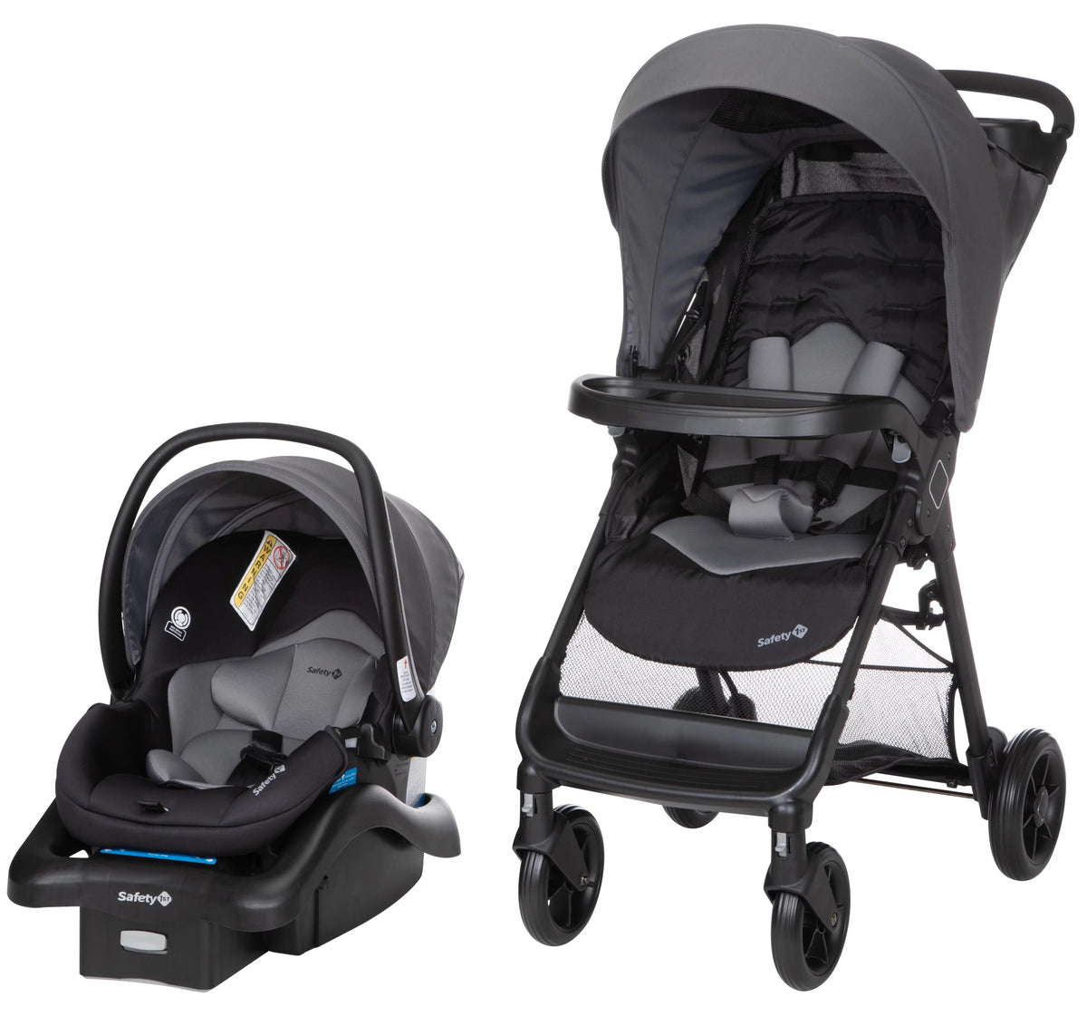 Smooth Ride Travel System Stroller and Infant Car Seat T2148