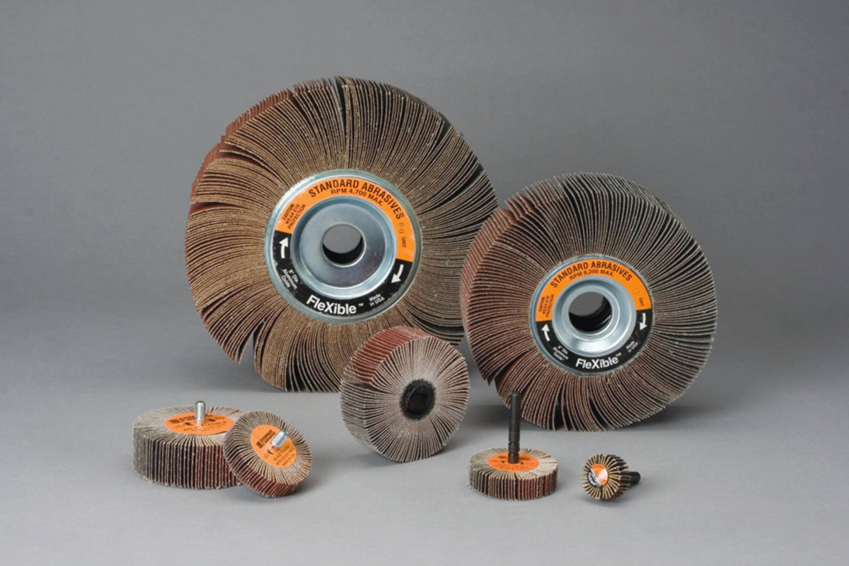 8 in x 1/2 in x 2 in 80 Flexible Flap Wheel V30865