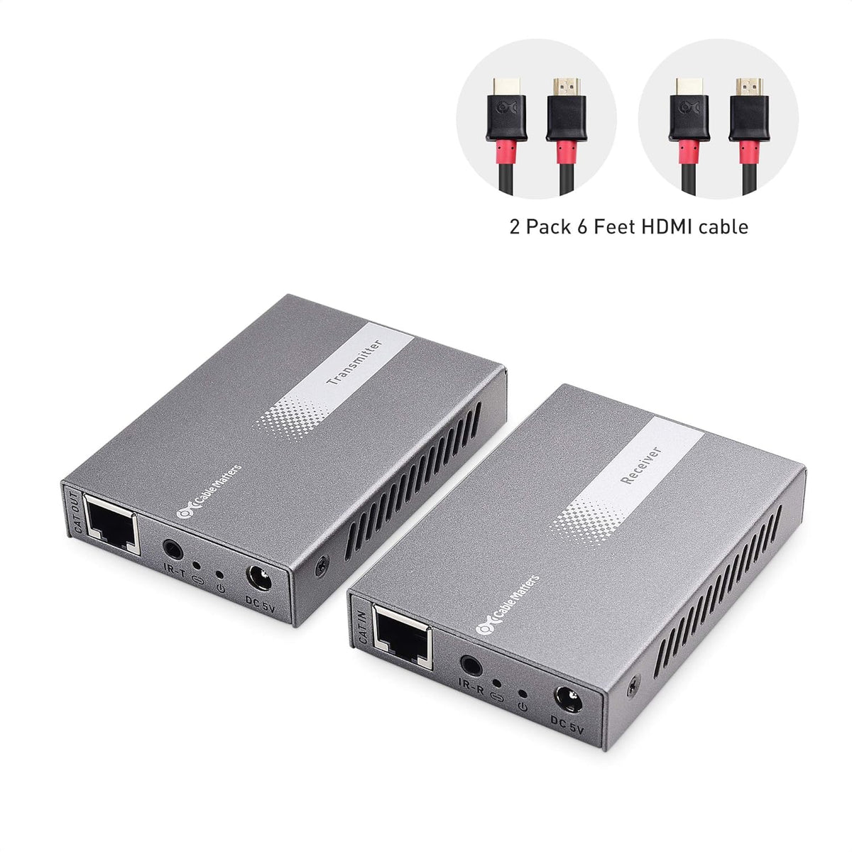 HDMI Over Ethernet Extender 1080p 60Hz up to 328 Feet G798482