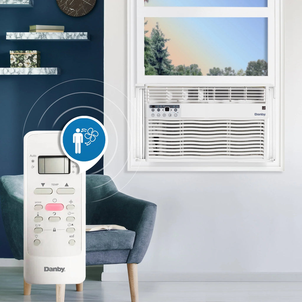 12,000 BTU White Window Air Conditioner with WiFi and Remote E1605