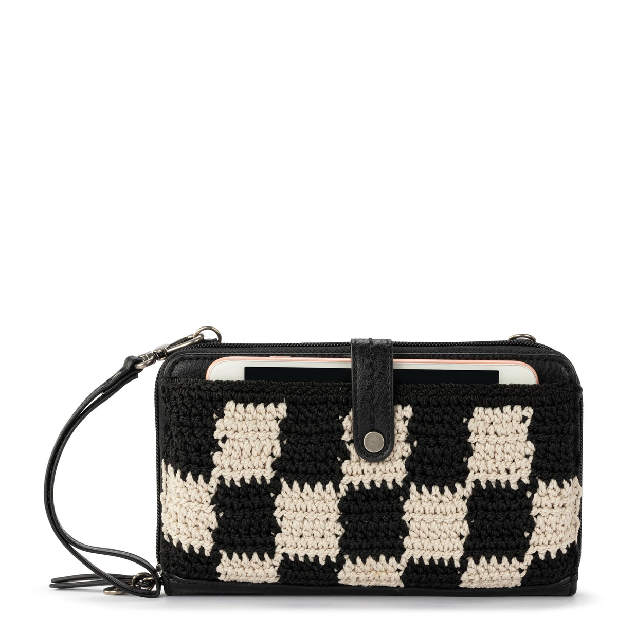 Hand-crochet Recycled Polypropylene Yarn Crossbody T854453