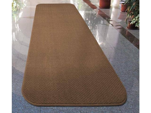 Skid-Resistant Carpet Runner Toffee Brown 10 ft. x 48 in. U8768