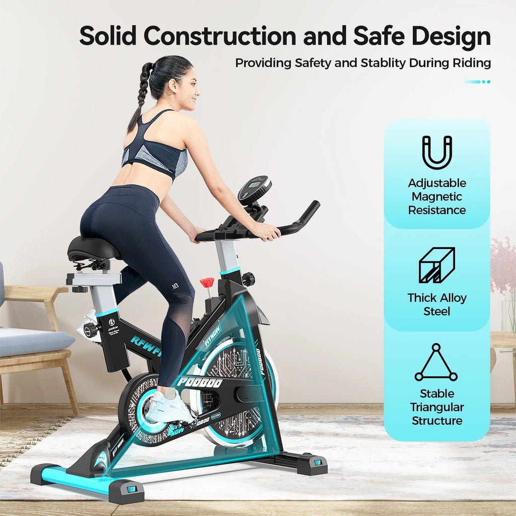 Exercise Bike Magnetic Resistance Stationary Cycling Bike Z454051