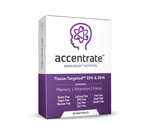 30 Softgels Focus Brain Supplement O561261