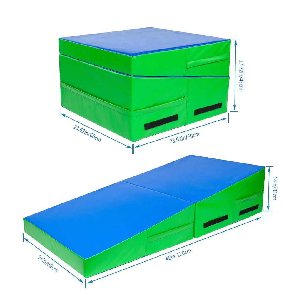 48x24x14 Folding Gymnastics Incline Mat B290
