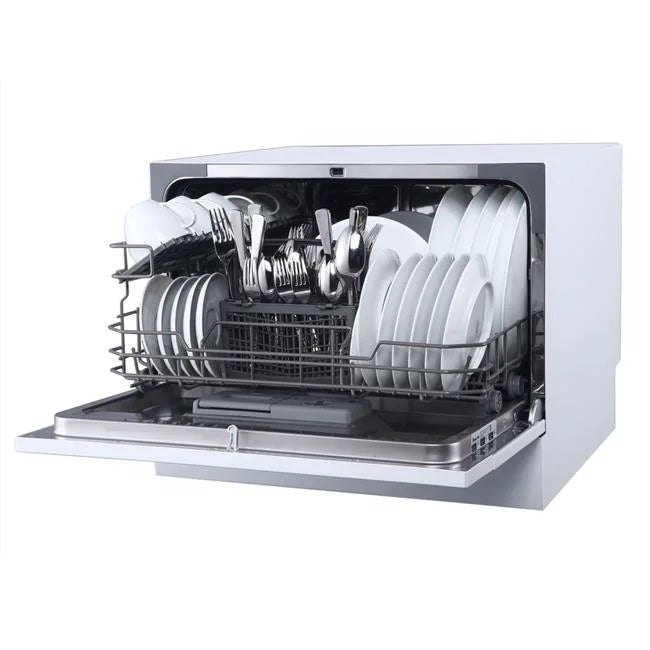 Countertop Portable Dishwasher 6 Place Setting White Q137
