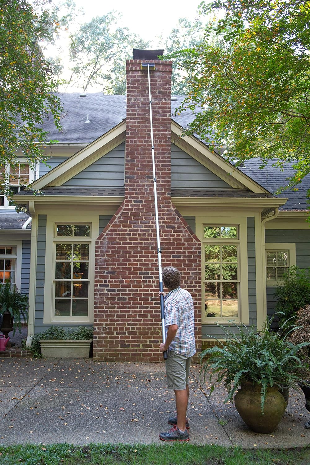 24 Foot High Reach Brush Kit with 6-24 Foot Extension Pole O647