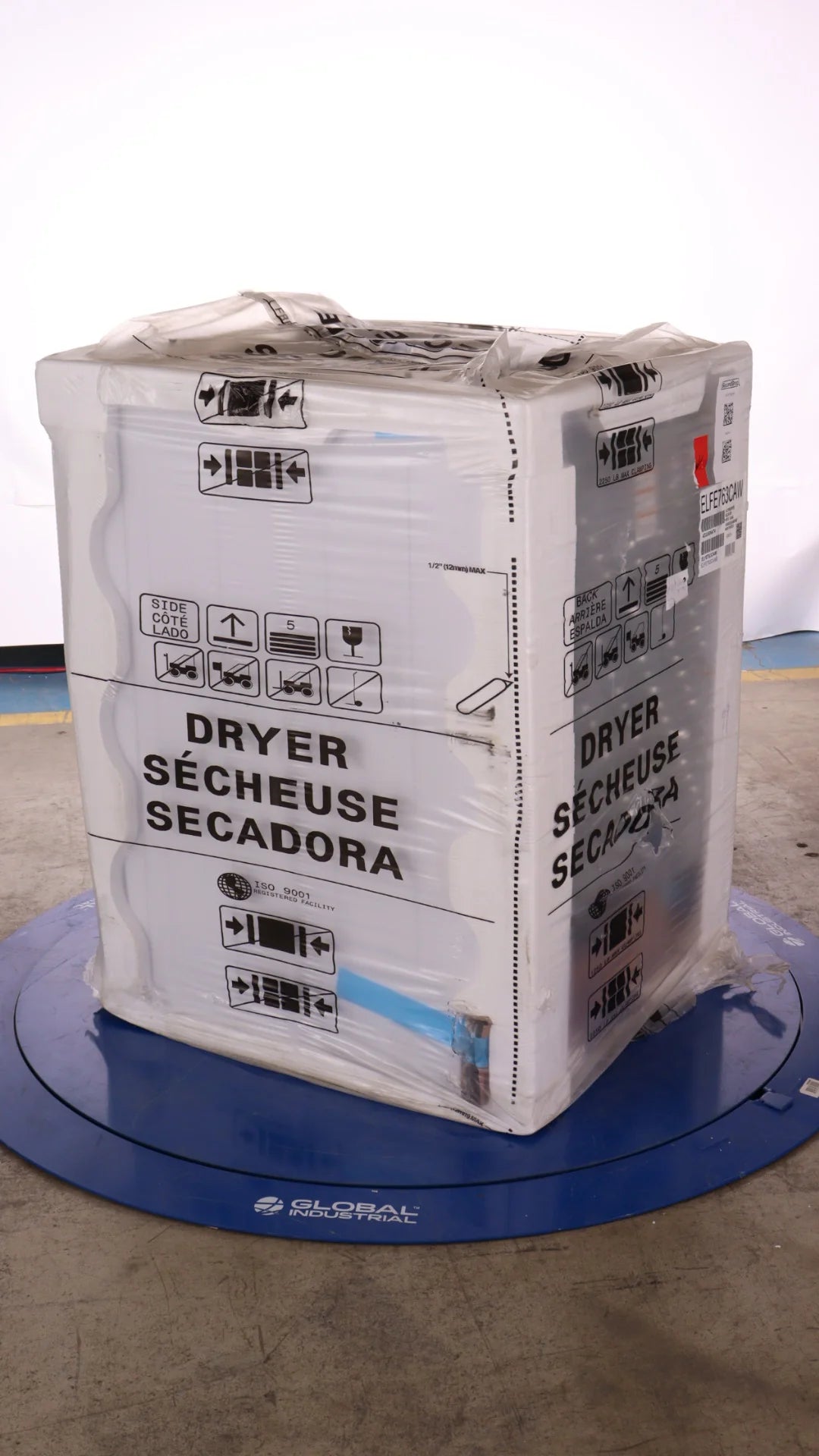 8.0 Cu Ft Electric Front Load Dryer L568