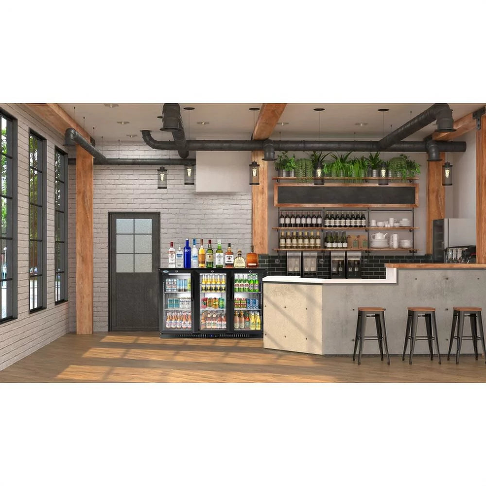 Three-Door Back Bar Refrigerator 11 Cu Ft Z7473