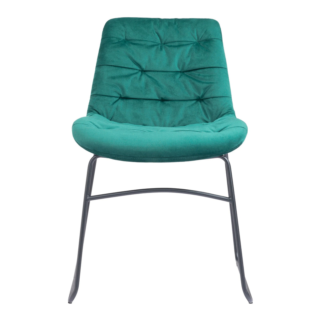 Green Dining Chair Set of 2 L780