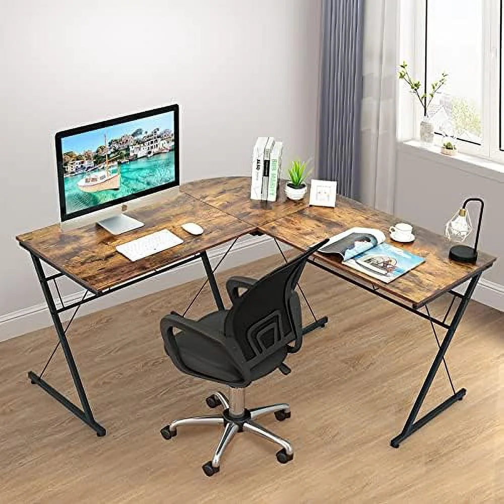L-Shaped Black Gaming Desk H852284