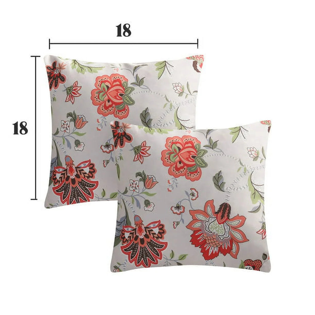 Waterproof Decorative Throw Pillows Set of 2, 18x18 Inch C893