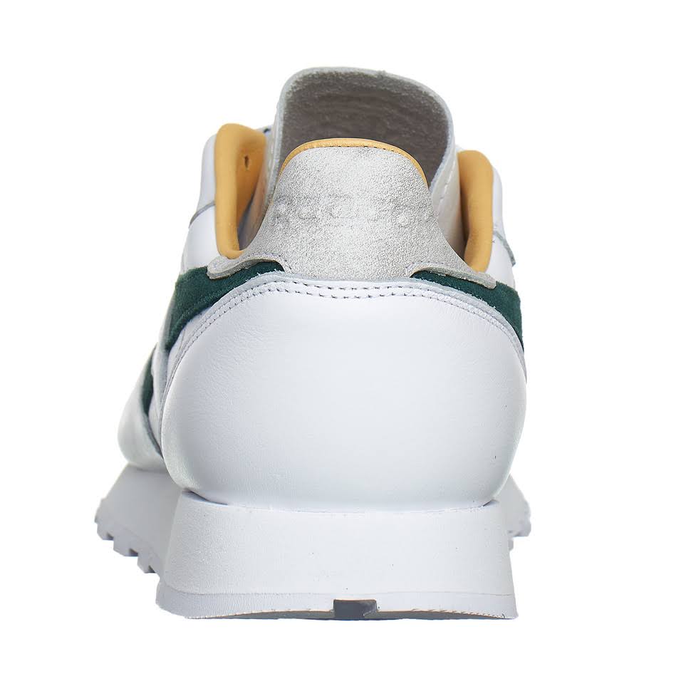 Classic Leather White Green Gold P457