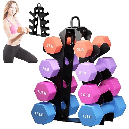 A-Frame Alloy Steel Dumbbell Rack with Handle O45229