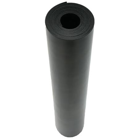 Black 3/16 in. x 36 in. x 96 in. Rubber Sheet H47010