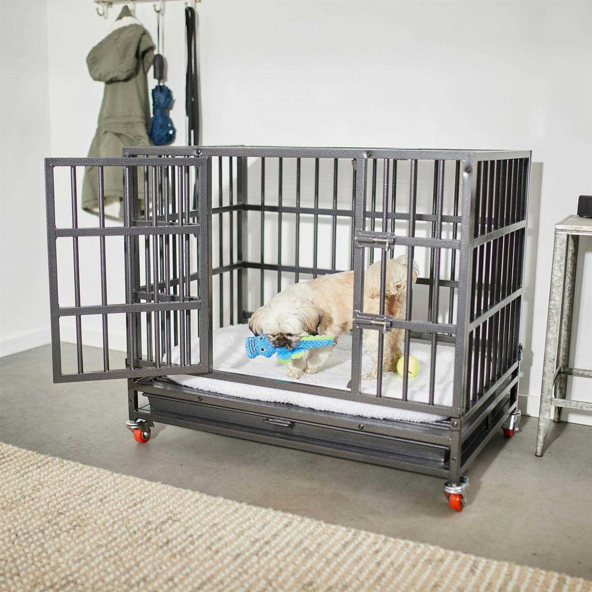 Heavy Duty Steel Dog Crate F2128