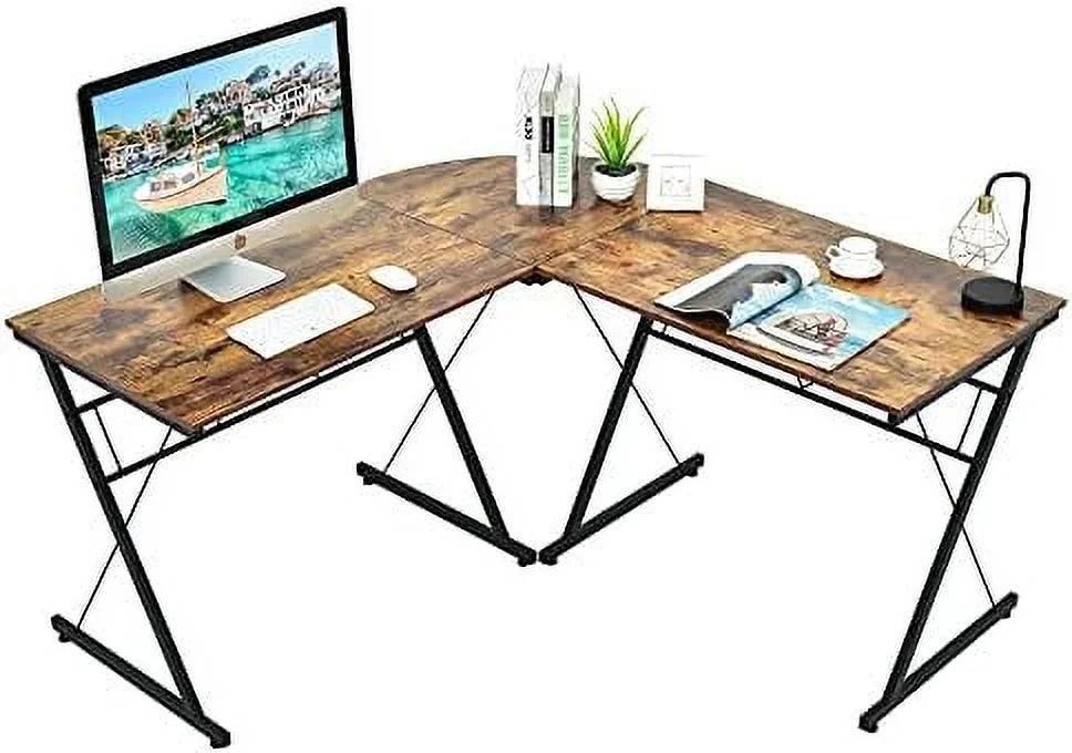 L-Shaped Black Gaming Desk H852284