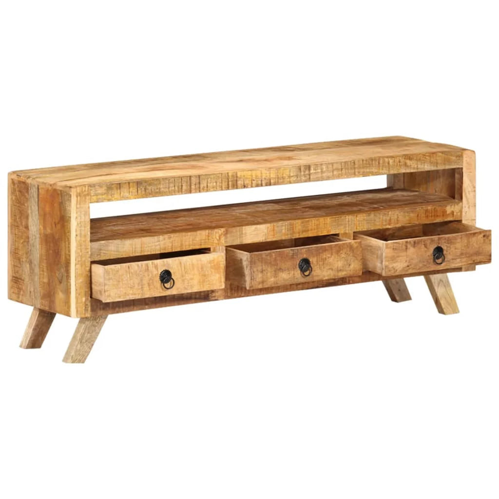 Mango Wood TV Stand with 3 Drawers and 1 Shelf N98109