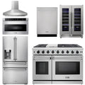48 Propane Gas Range, Range Hood, Refrigerator, Dishwasher, Wine Cooler, Microwave U2060