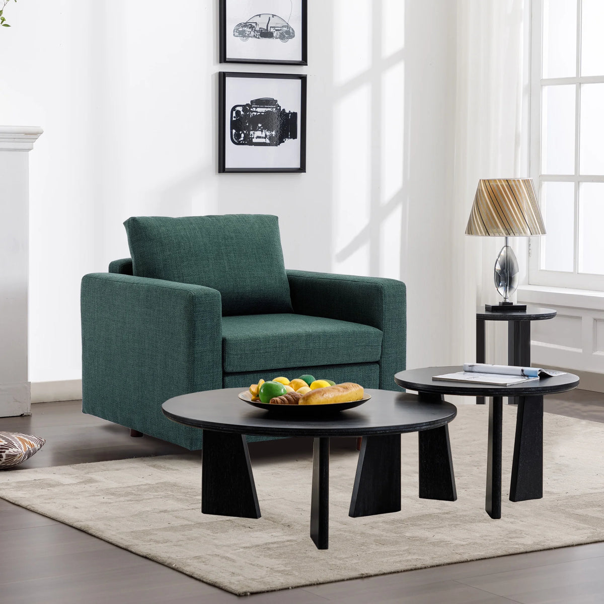 Green Single Seat Module Sofa Sectional Couch A36968