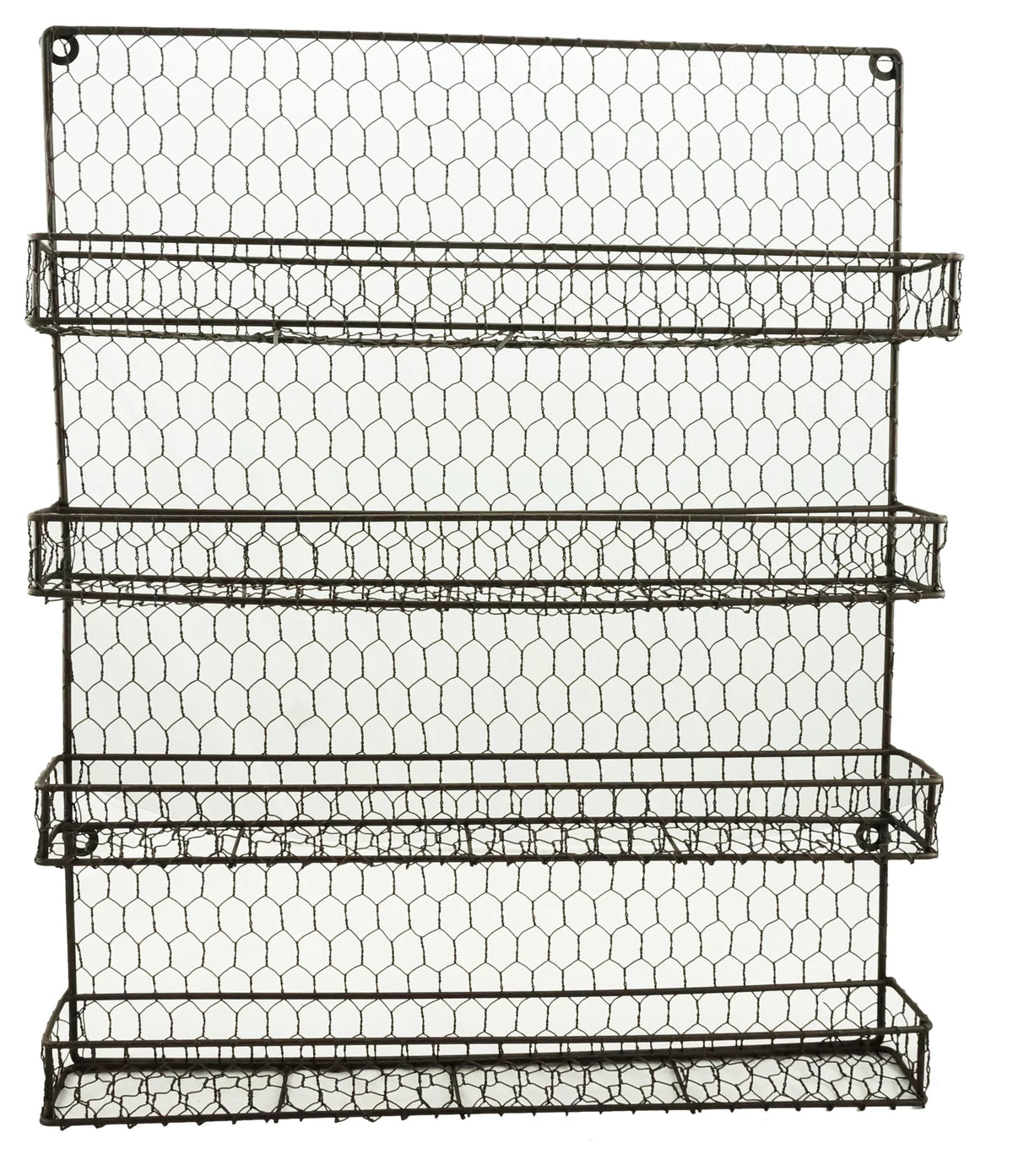 4 Tier Metal Spice Rack Wall Mount O821