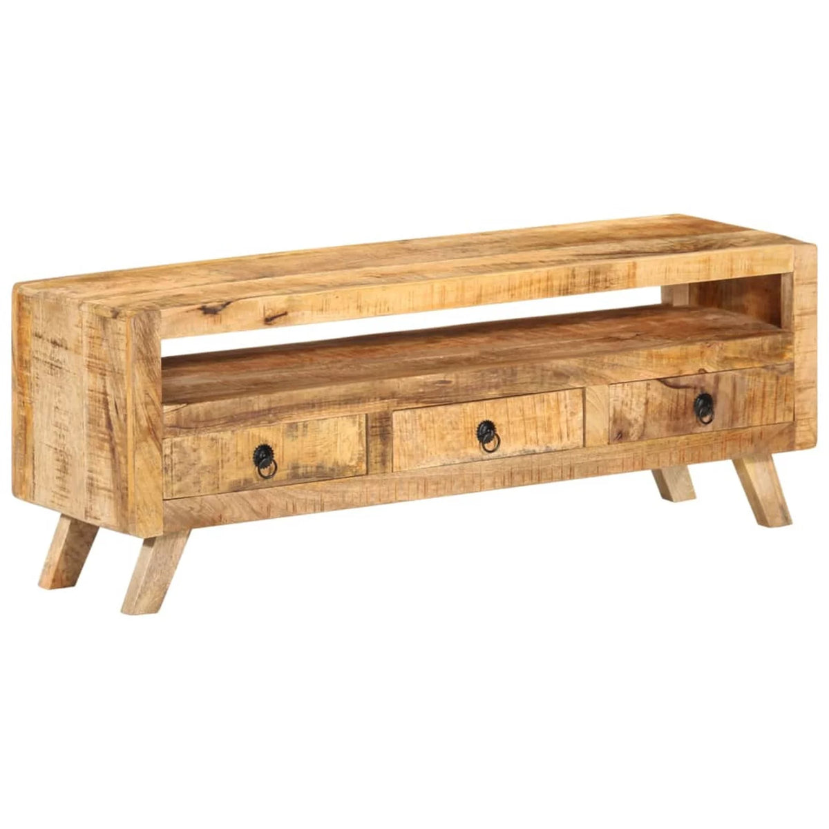 Mango Wood TV Stand with 3 Drawers and 1 Shelf N98109