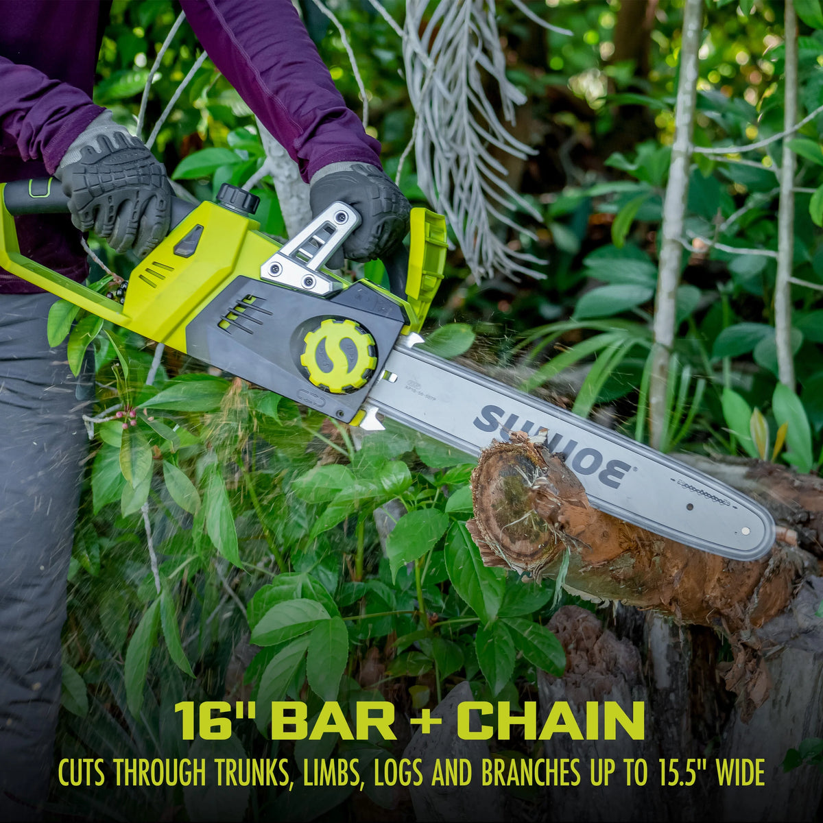 48V Cordless 16-inch Chainsaw X470
