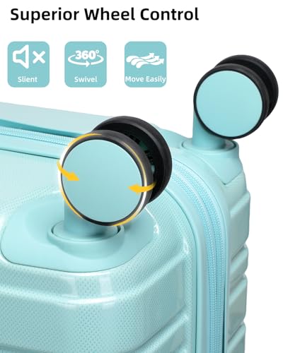 3 Piece Hardside Spinner Luggage Set with TSA Lock Z7037