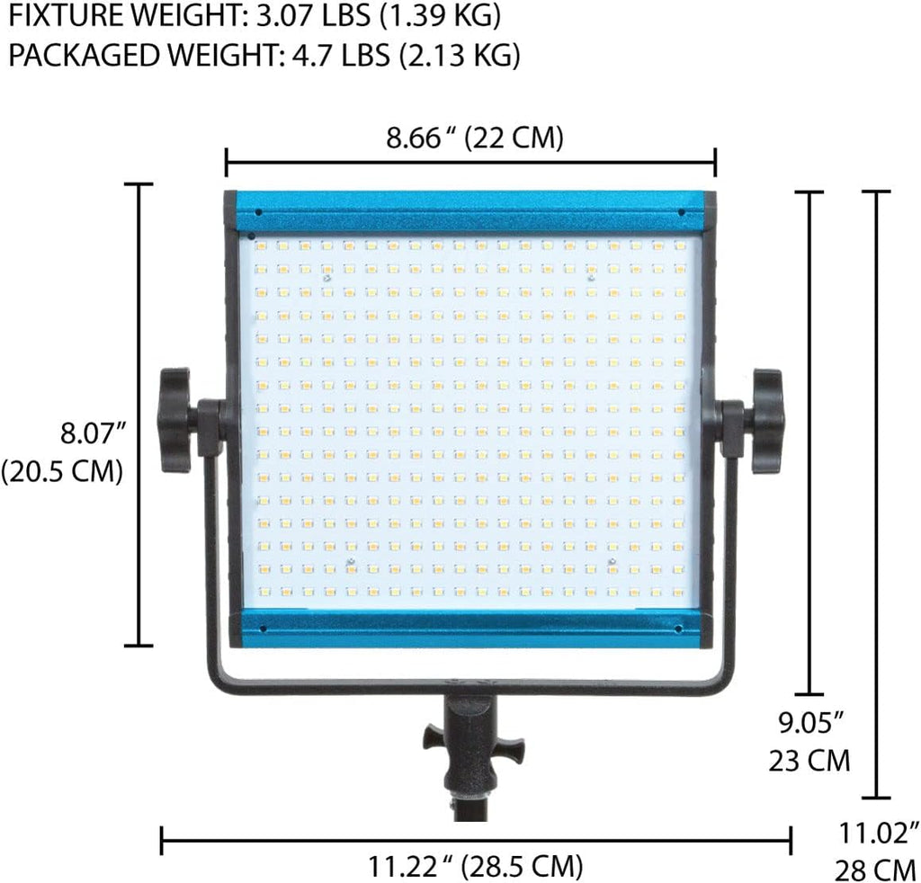 Bi-Color 3200K-5600K Dimmable LED Video Light A383375