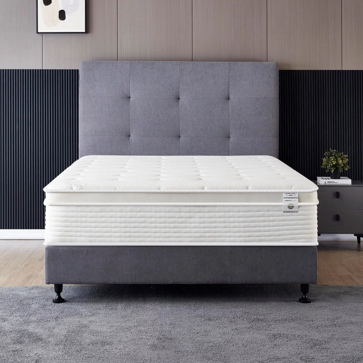 12 Inch Cool Memory Foam Spring Hybrid Full Size Mattress W677350
