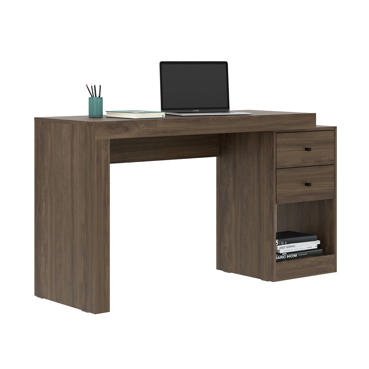 Expandable Walnut Home Office Desk R704
