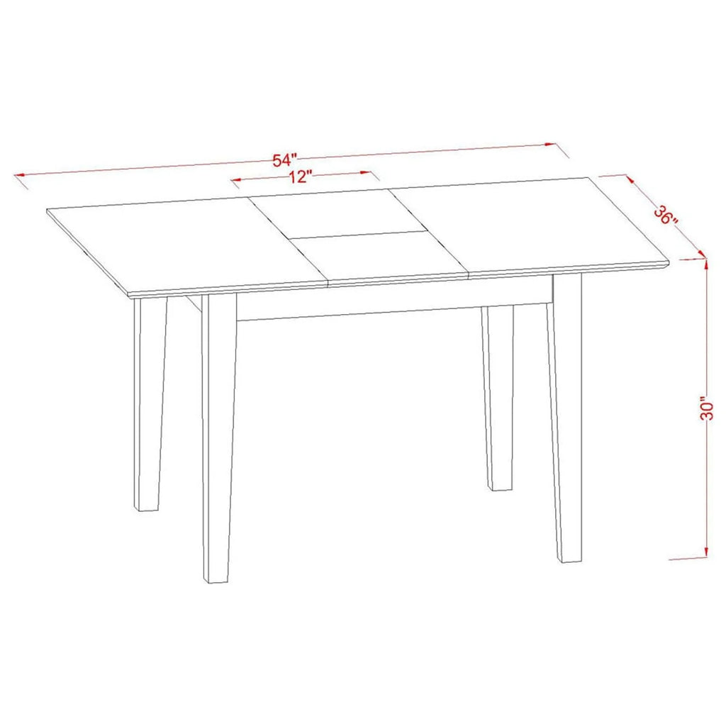 Small Dining Table, Chairs and Bench V734812