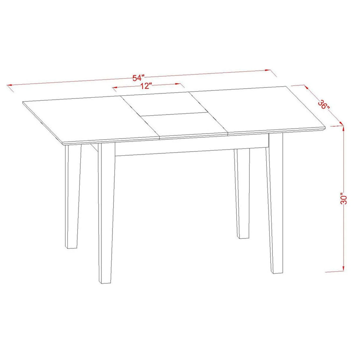Small Dining Table, Chairs and Bench V734812