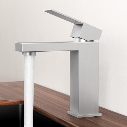 Black Vessel Sink Faucet with Sink Drain X695