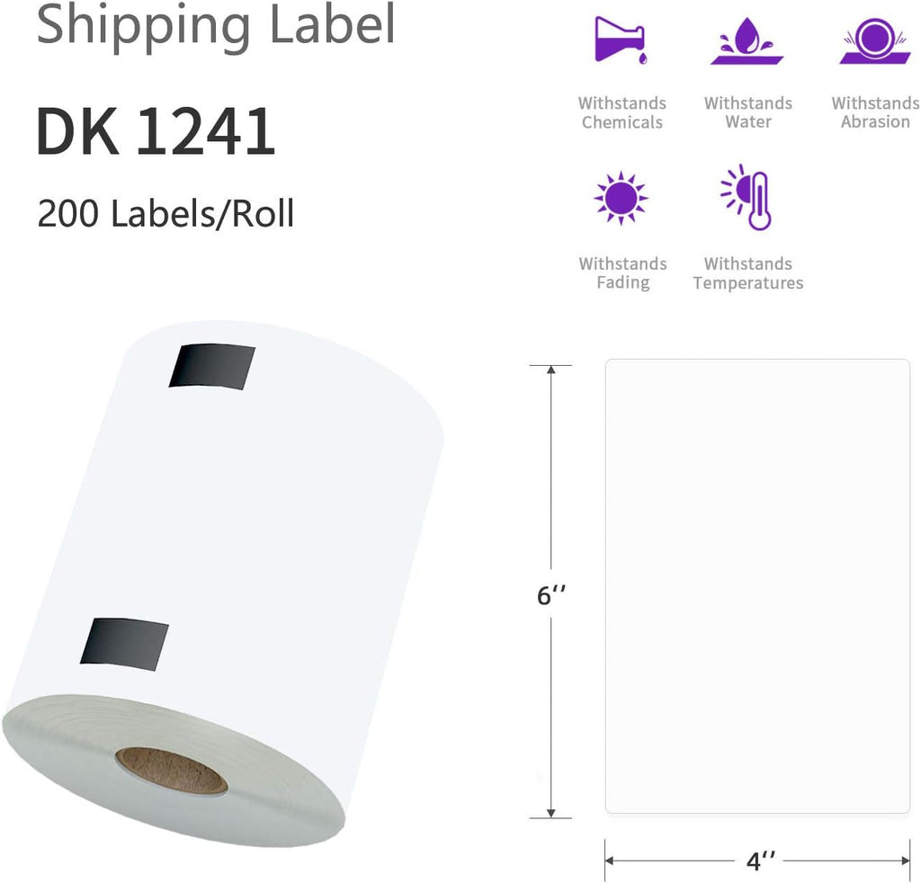4 x 6 Shipping Label 2400 Labels Pack of 2 H932