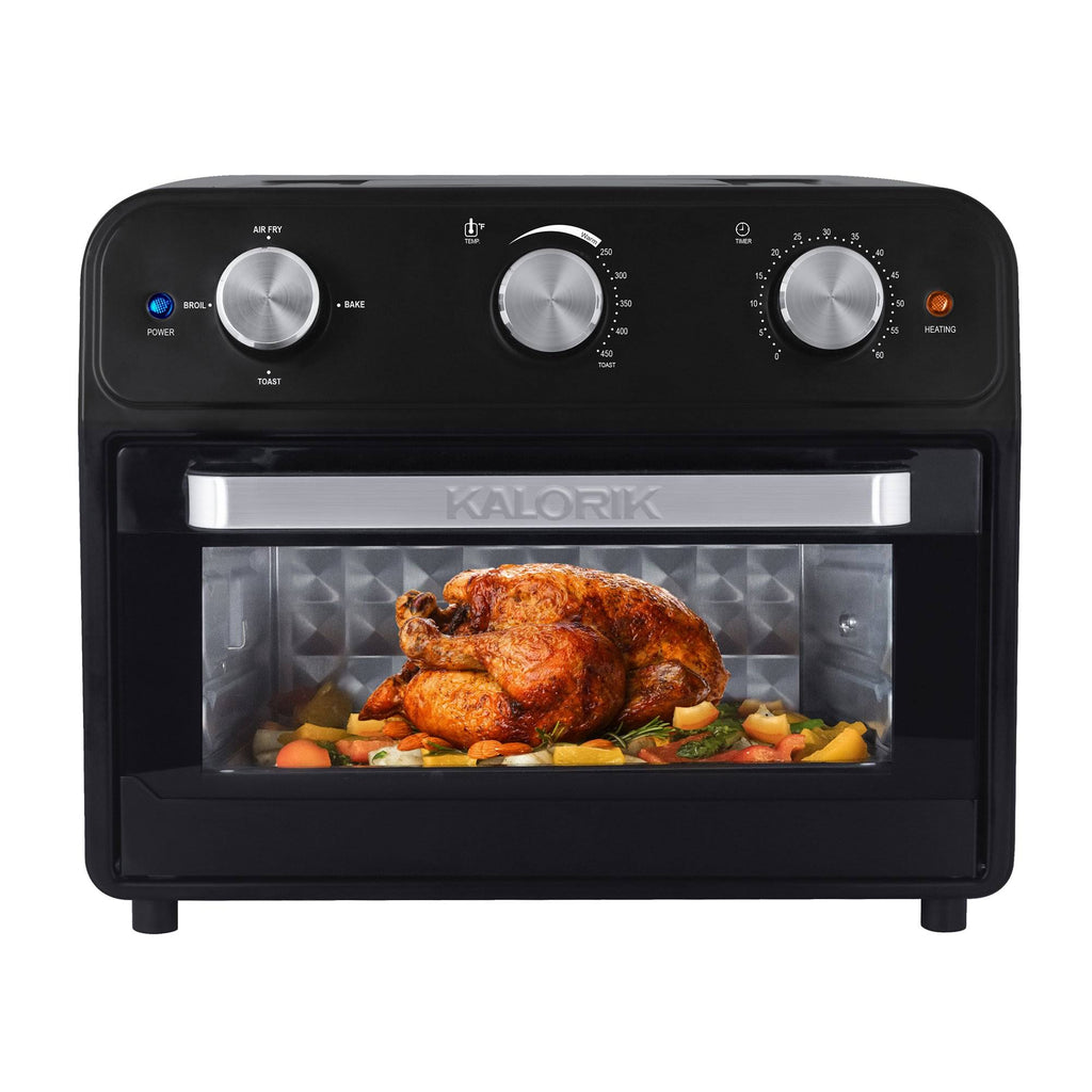 22 Quart Black Air Fryer Toaster Oven G35518