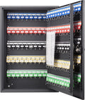 Steel 200 Key Safe Cabinet with Combination and Key Lock Box C9809