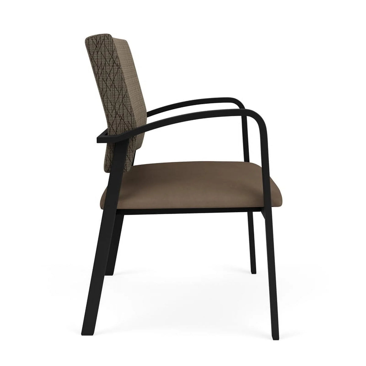 Black Brown Polyurethane Reception Chair Y194