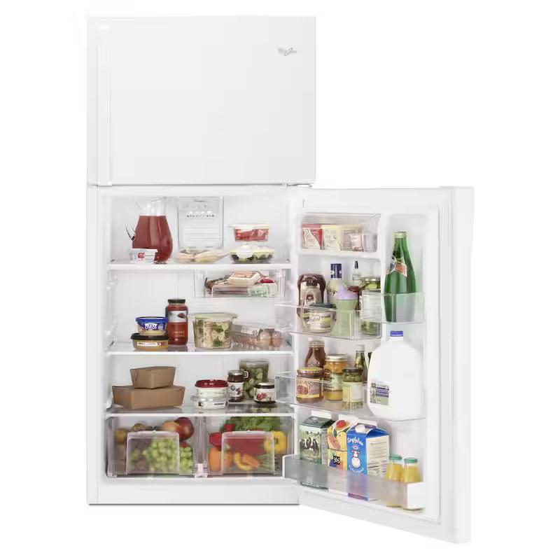 19.2 cu. ft. Top Freezer Refrigerator in White L871485