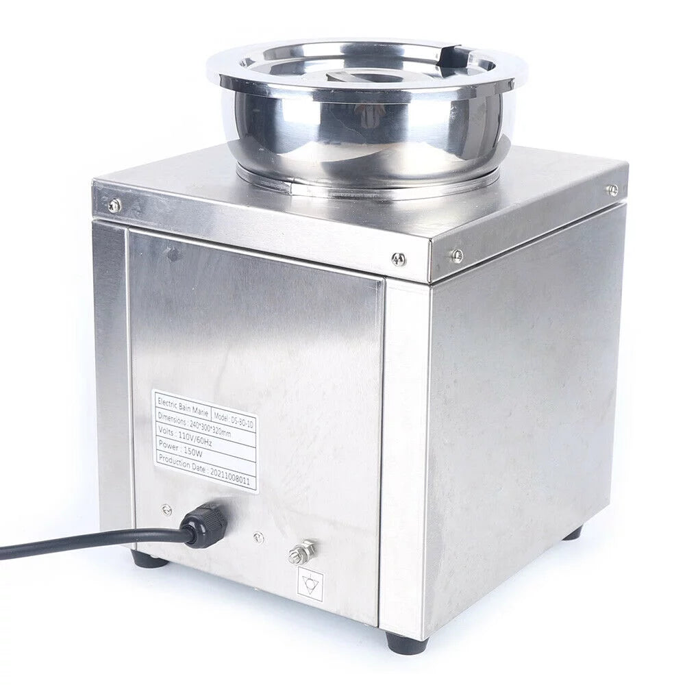 Electric Hot Fudge Caramel Cheese Sauce Warmer Pump Stainless Steel D8065